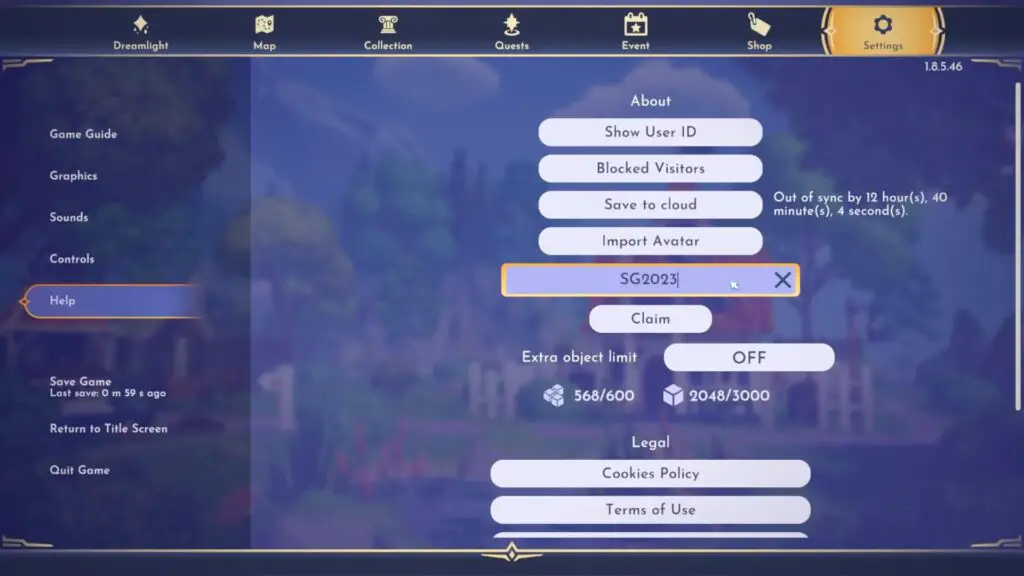 How to redeem code in Disney Dream Light Valley