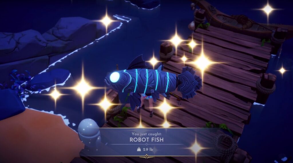 How to find Robot Fish in Disney Dreamlight Valley
