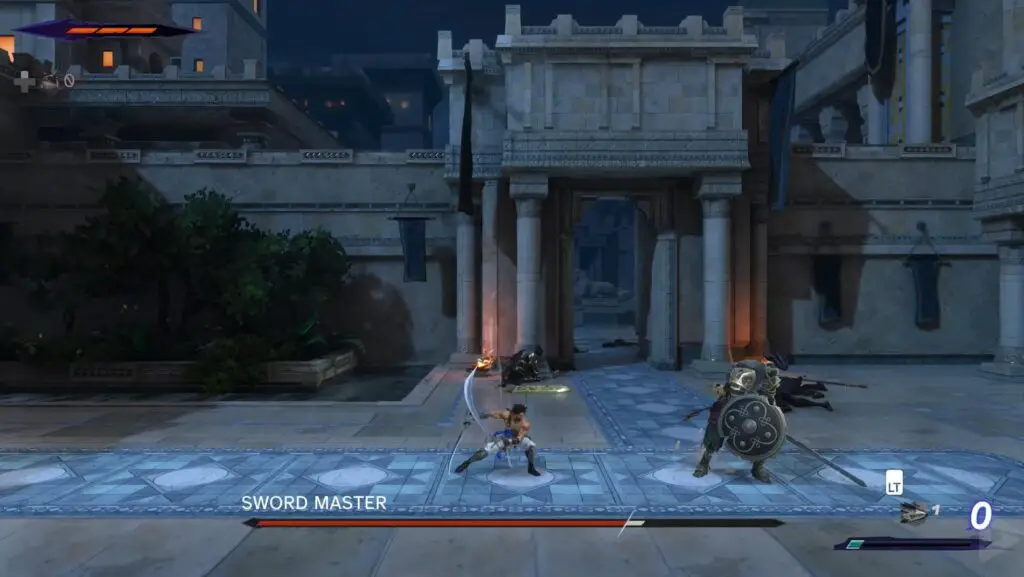 Attacking from behind on Sword Master