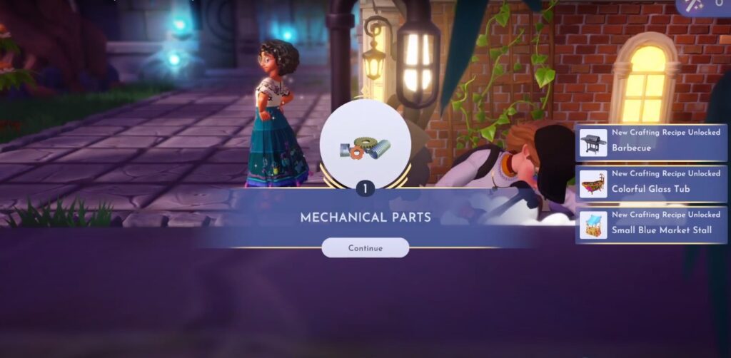 How to get Mechanical Parts Disney Dreamlight Valley