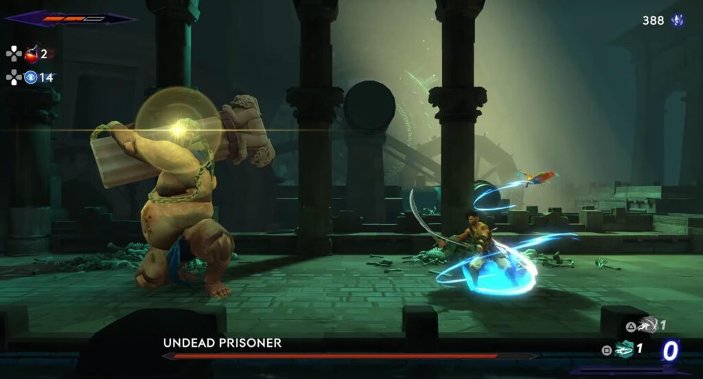 Undead Prisoner Pillar Swirl Attack
