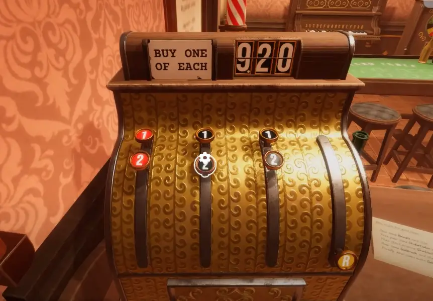 Escape simulator Wild West DLC: The Saloon Walkthrough All 8 Tokens and Puzzles
