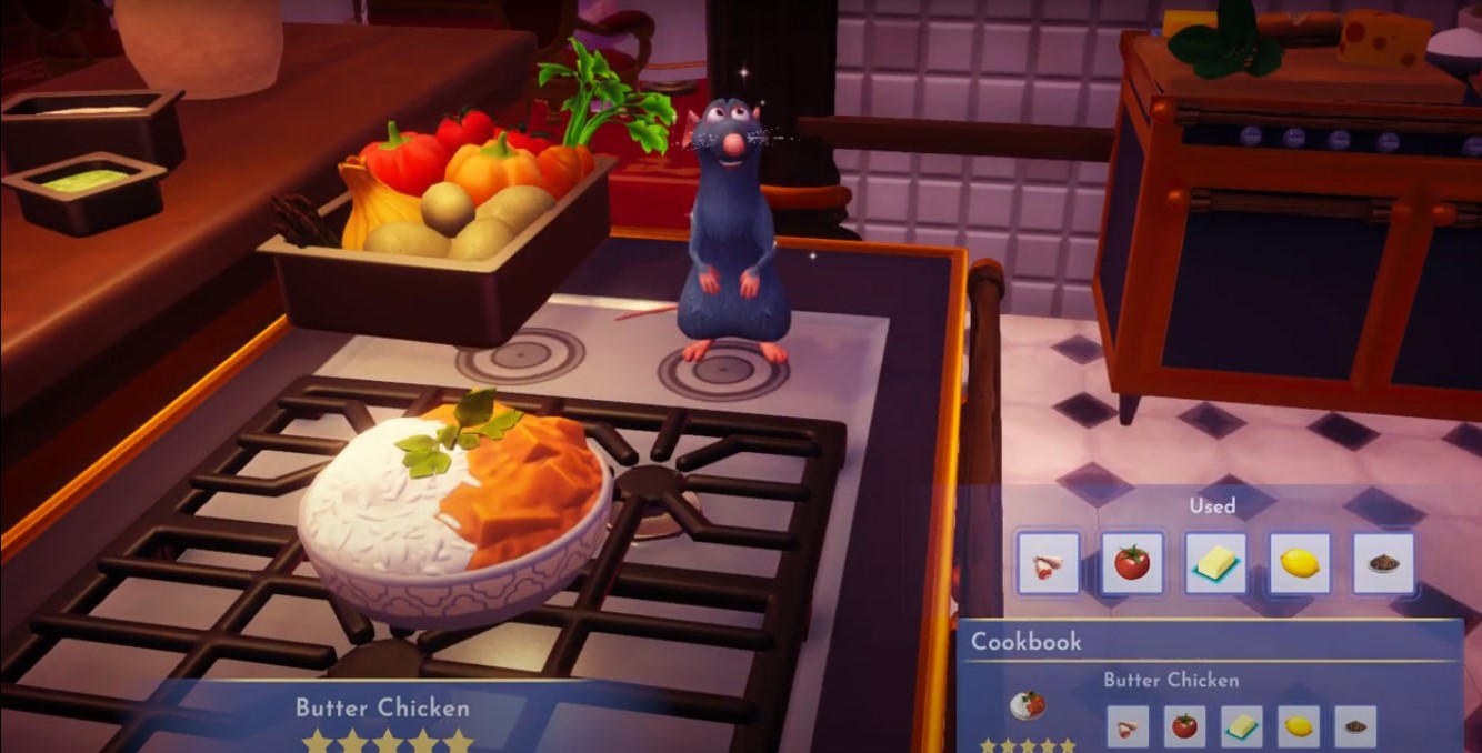 Disney Dreamlight Valley How to make Butter Chicken Nintendo Rant