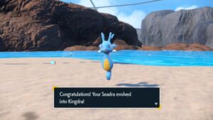 How to get and evolve Seadra into Kingdra in Pokemon Scarlet & Violet
