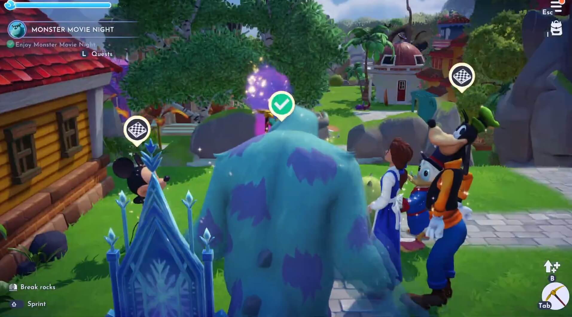 Disney Dreamlight Valley Monster Movie Night Quest Guide Nintendo Rant